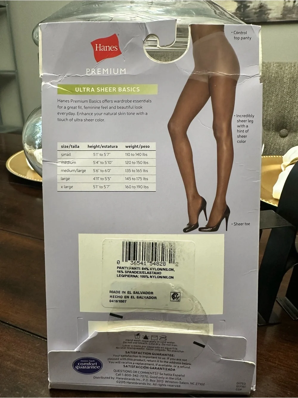 Hanes Premium Ultra Sheer Basics